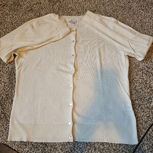NY&Co Cream Colored Cardigan